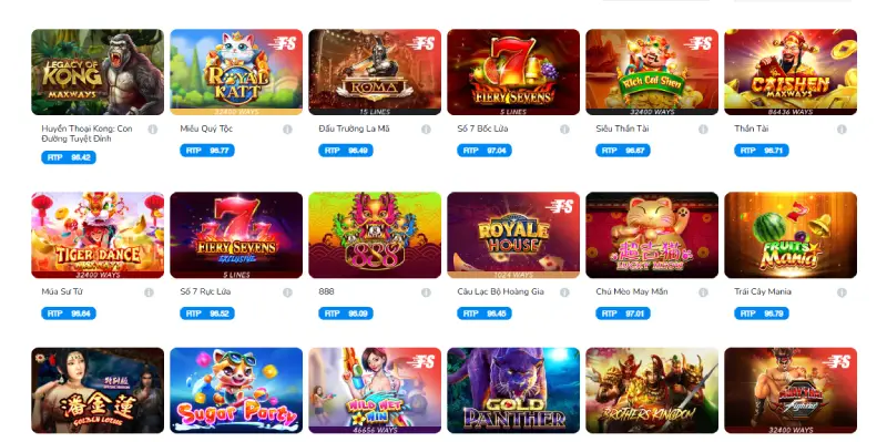888SLOT mang đến nhiều game slot hay