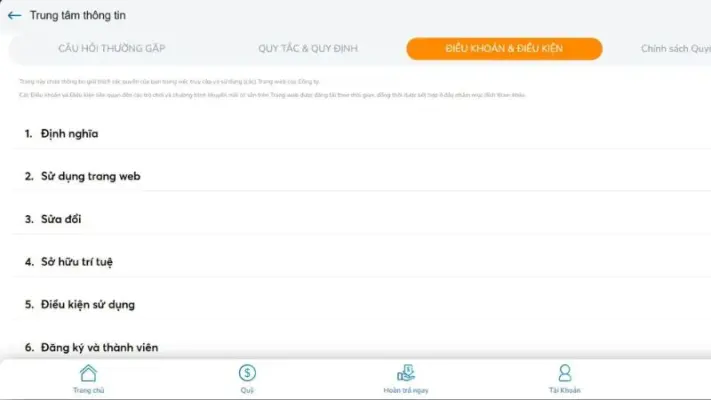 Điều khoản sử dụng khi tham gia cá cược tại 888SLOT
